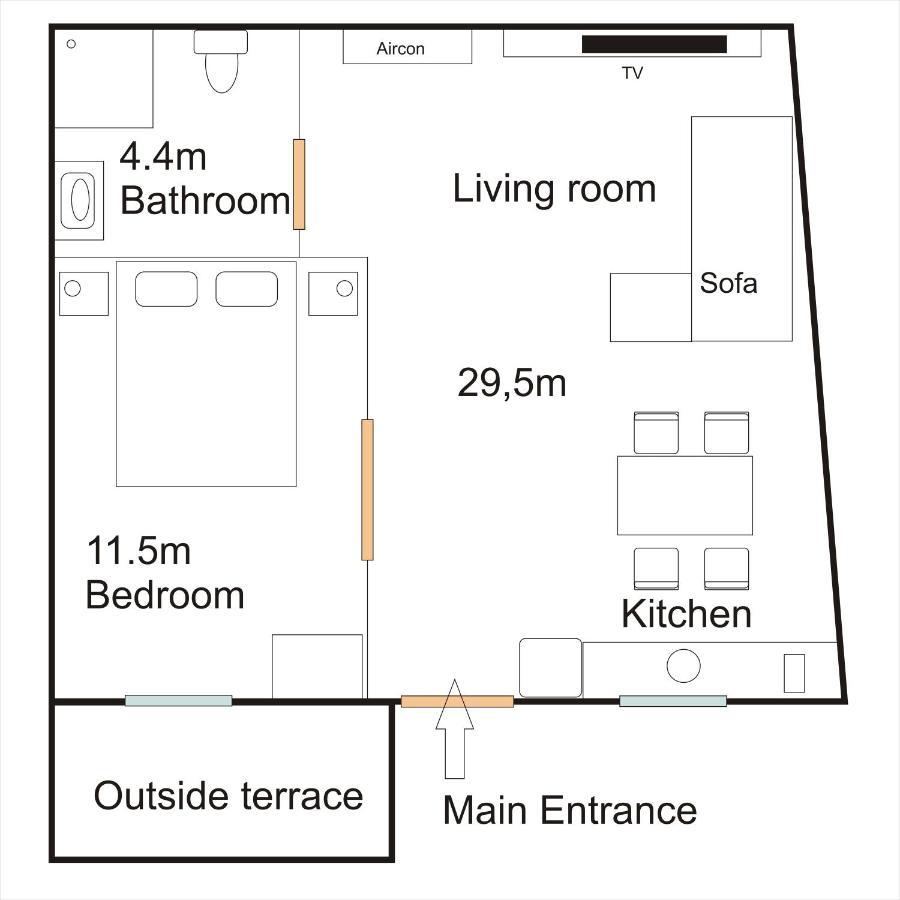 Apartment موتوفون المظهر الخارجي الصورة